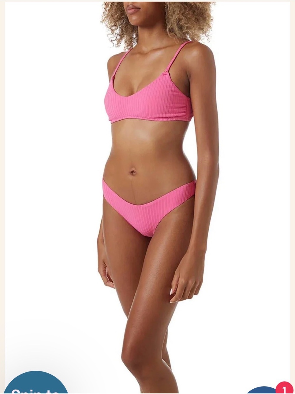 Melissa odabash pink bikini